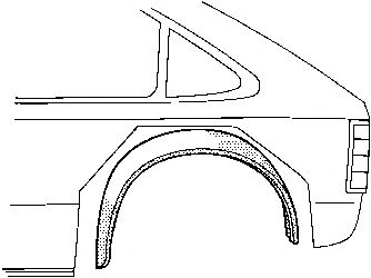 VAN WEZEL 3024446 -  Колесная ниша